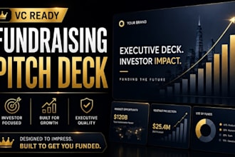 design vc ready fundraising pitch deck for startup investors