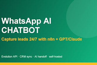 build a whatsapp ai chatbot with n8n that captures leads 24 7