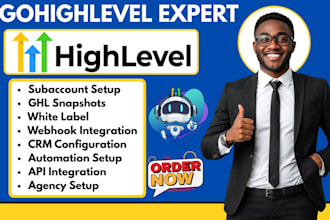setup gohighlevel subaccount ghl snapshot agency white label webhook