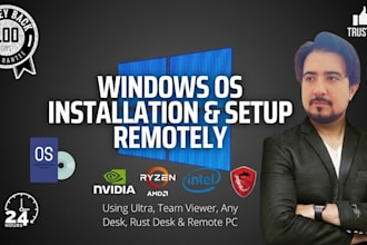 professionally install and configure windows os via remote support