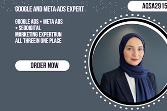 run google ads and meta ads for SEO and social media