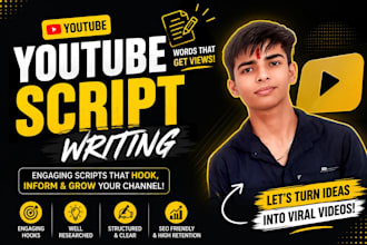 write a viral youtube script for your channel
