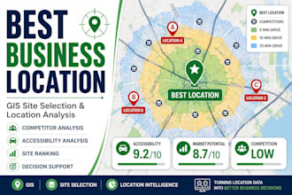 create gis maps and perform site selection analysis in qgis