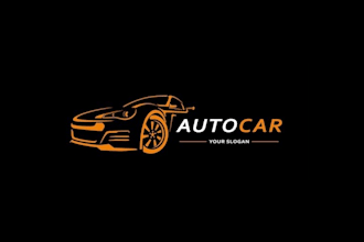 design custom car logo for automotive, racing, and auto detailing brands