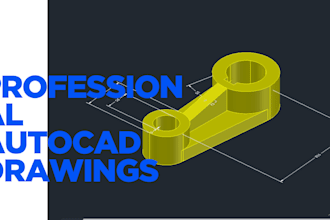 do autocad drawings and engineering drafting professionally