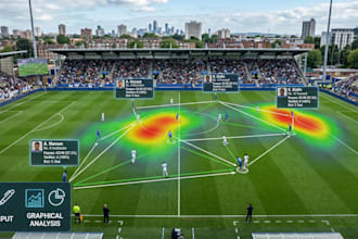 create professional football scouting reports and player data analysis