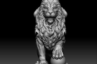 build 3daction figures kit,ue5,photo to 3d,deep wrinkles,3danimal sculpt,3dprint