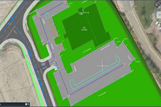 real estate plot subdivision plan, site plan land allocation analysis civil 3d