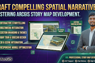 create professional interactive arcgis story maps