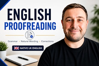 proofread and correct your english naturally