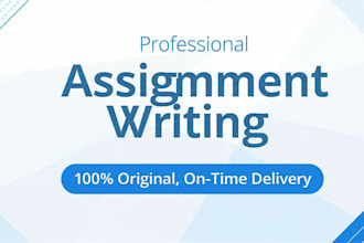 write original ,high grade assignments and essays in english