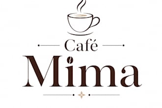 create modern or minimalist logo design for your brand