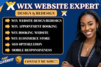 wix website design wix website redesign wix booking website wix design redesign