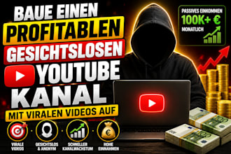 baue einen profitablen gesichtslosen youtube kanal mit viralen videos auf