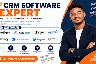 setup vtiger CRM agile thryv apptivo rolldog leadsquared raynet CRM automation