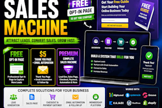 design a free optin page to help you generate leads