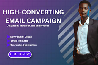 design a highconverting klaviyo email campaign for my ecommerce stores