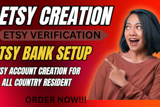 create verified etsy account etsy store creation, etsy store setup