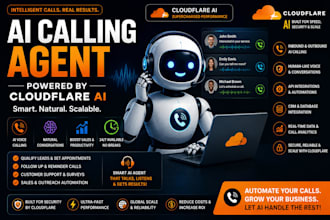 build ai calling agent, cloudflare ai solution, voice ai, ai automation