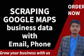 find email address, scrape google map business data with email, lead scraping