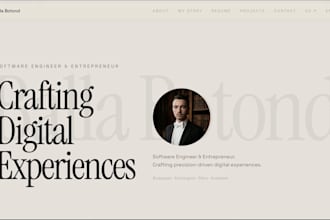build a modern web frontend