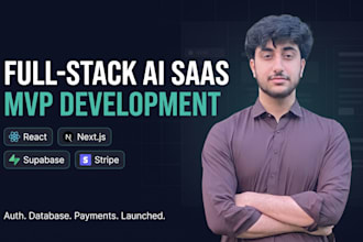 build a production ready full stack ai saas web app and mvp