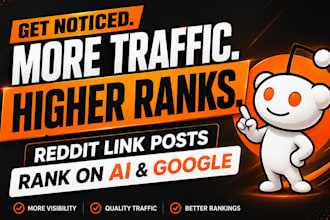 boost traffic reddit link post website