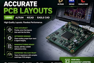 design accurate pcb layouts using altium kicad and eagle cad