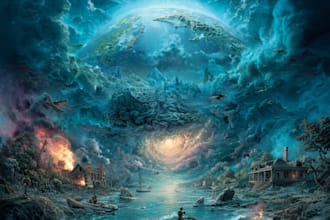 design creative music album cover art or music song artwork