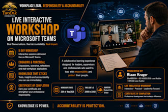 deliver a live workplace legal accountability workshop