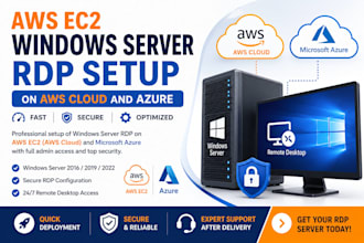 configure secure AWS ec2 window server rdp on AWS cloud and azure