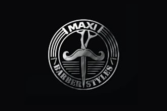 design eye catching spotless barber salon logo