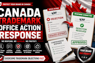 respond to canada trademark office actions and overcome objections