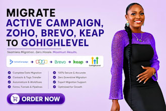 migrate keap zoho convertkit activecampaign website automation to gohighlevel