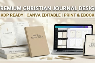 format and design christian journals for KDP