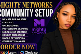 setup mighty networks skool community online  course circle so