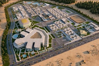 transform urban planning masterplan smart city site plan render community layout