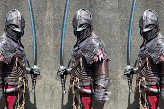 do custom cosplay creation full anime knight armor  3d printed prop weapon con