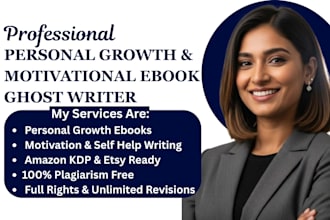 write personal growth, motivational ebook for entrepreneur, coaches, KDP, etsy