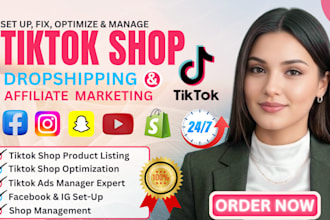 setup tiktok shop, tik tok dropshipping, tiktik affliate, tiktok shop marketing