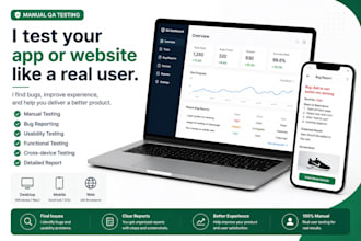 test your app or website and report bugs