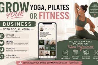 manage yoga pilates studio gym fitness social media to get more bookings fast