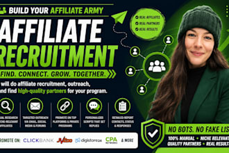 do affiliate recruitment affiliate outreach and find partners for your program