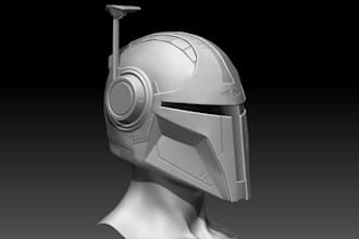 sculpt 3d printable cosplay mask helmet, 3d armor design, cosplay armor props