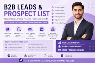 build targeted prospect, email and client lead lists