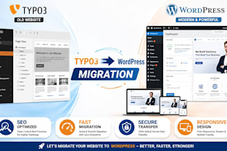do typo3 to wordpress migration service with SEO optimization