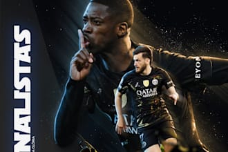 create epic football poster designs