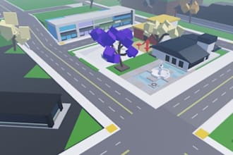 develop roleplay game,fps,obby roblox,simulator,roblox hood game,map,script, vfx