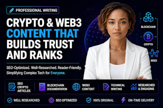 write SEO simplified crypto article, blockchain documentation, web3 content