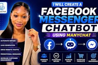 create a facebook messenger chatbot using manychat